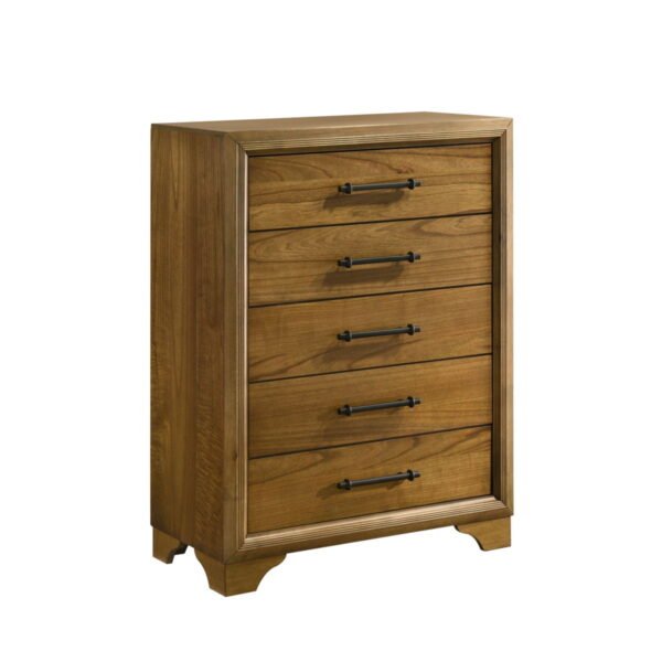 Harmony - 5-Drawer Chest - Walnut