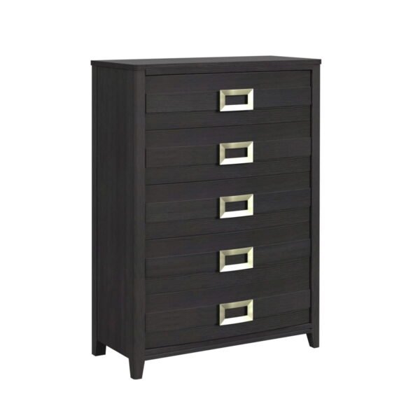 Tobias - 5-Drawer Chest - Black