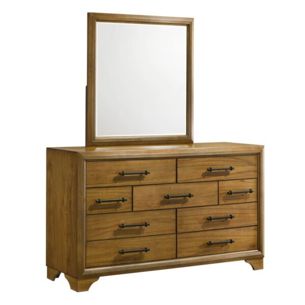 Harmony - Dresser And Mirror Set - Walnut