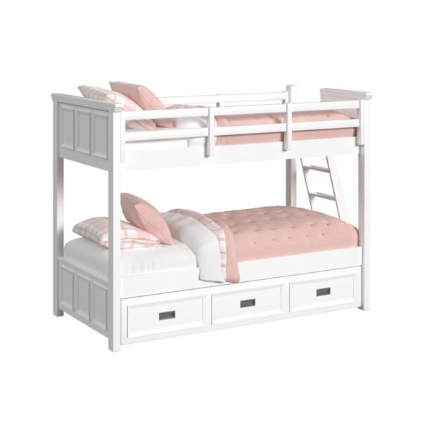 Hampton Kids - Bunk With Ladder And Trundle